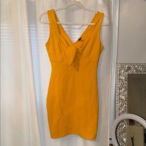 Sleeveless Dress with Tie Up Front